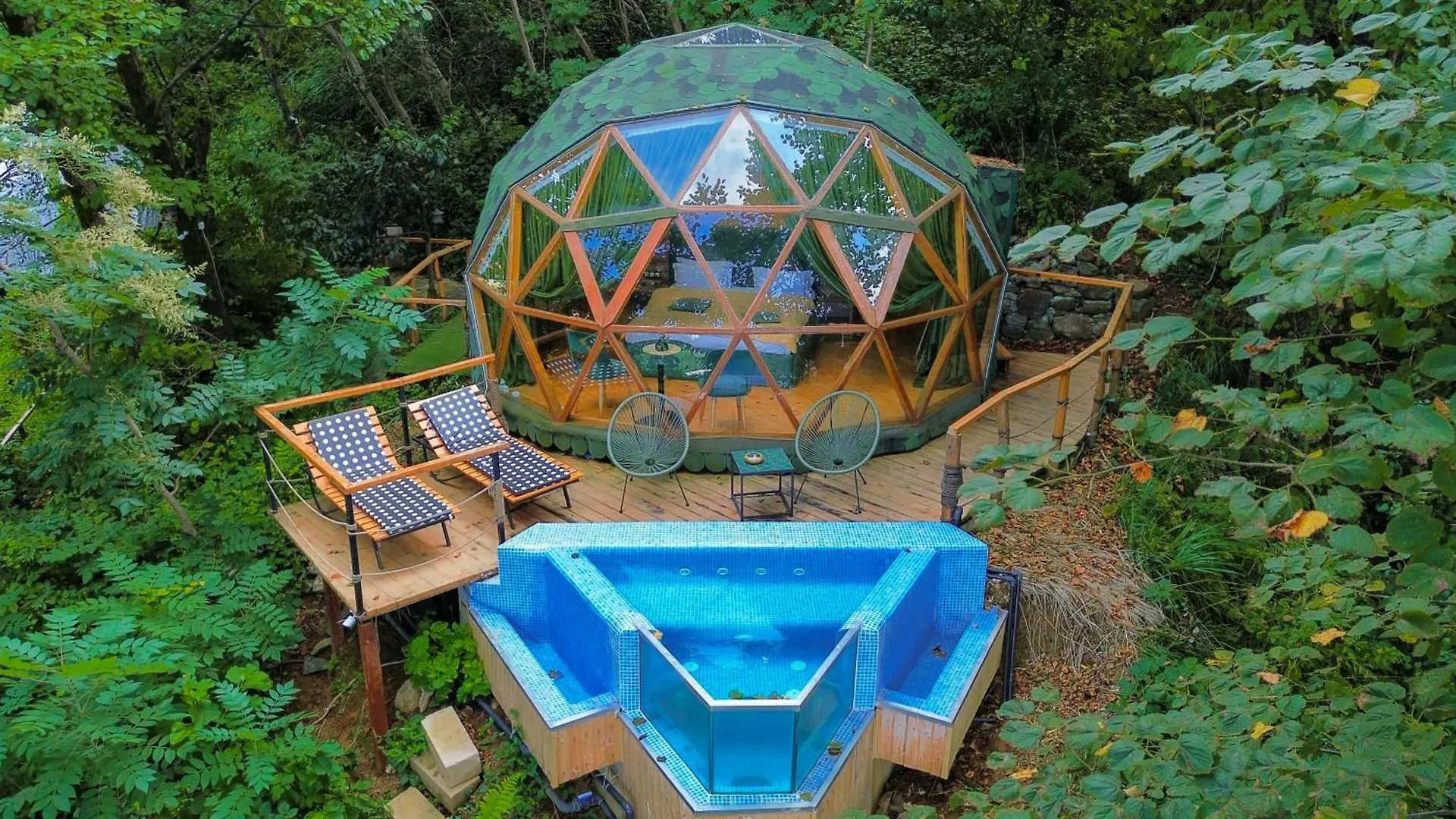 Glamping Martini Kvariati With Pool Batumi Campismo de Luxo